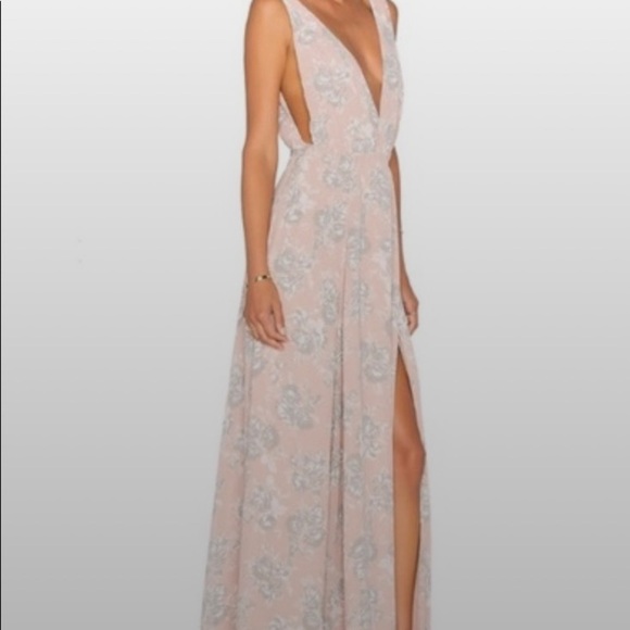 Lovers + Friends Leah Floral Wrap Maxi Dress - Picture 4 of 11